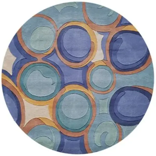 New Wave NW-133 Round Area Rug