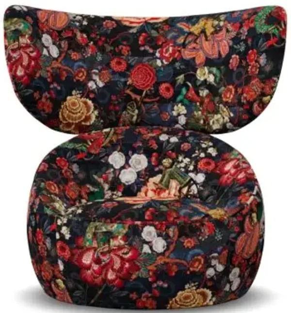 Hana Wingback Swivel Armchair