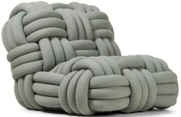 Knitty Upholstered Lounge Chair