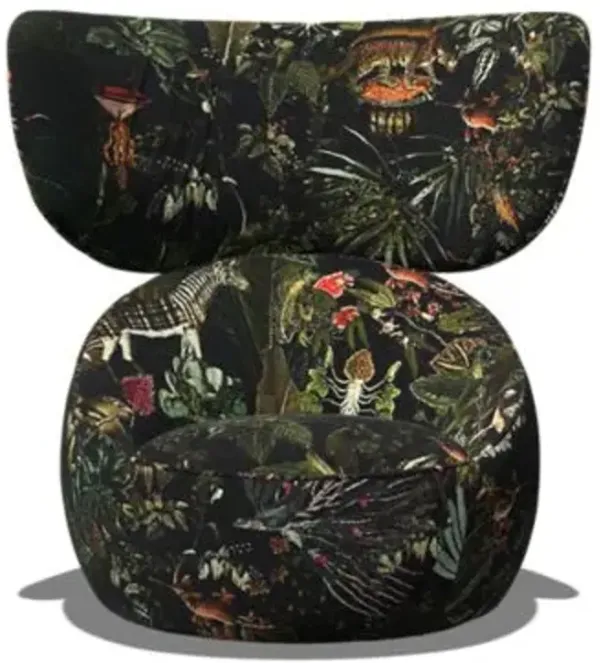 Hana Wingback Swivel Armchair