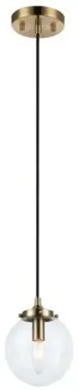 Clear / Aged Gold Brass color