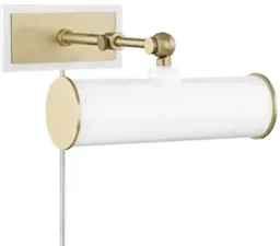 Aged Brass/White color