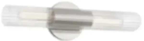 Cecily 2-Light Large Wall Sconce - Aged Brass Finish - Clear Glass