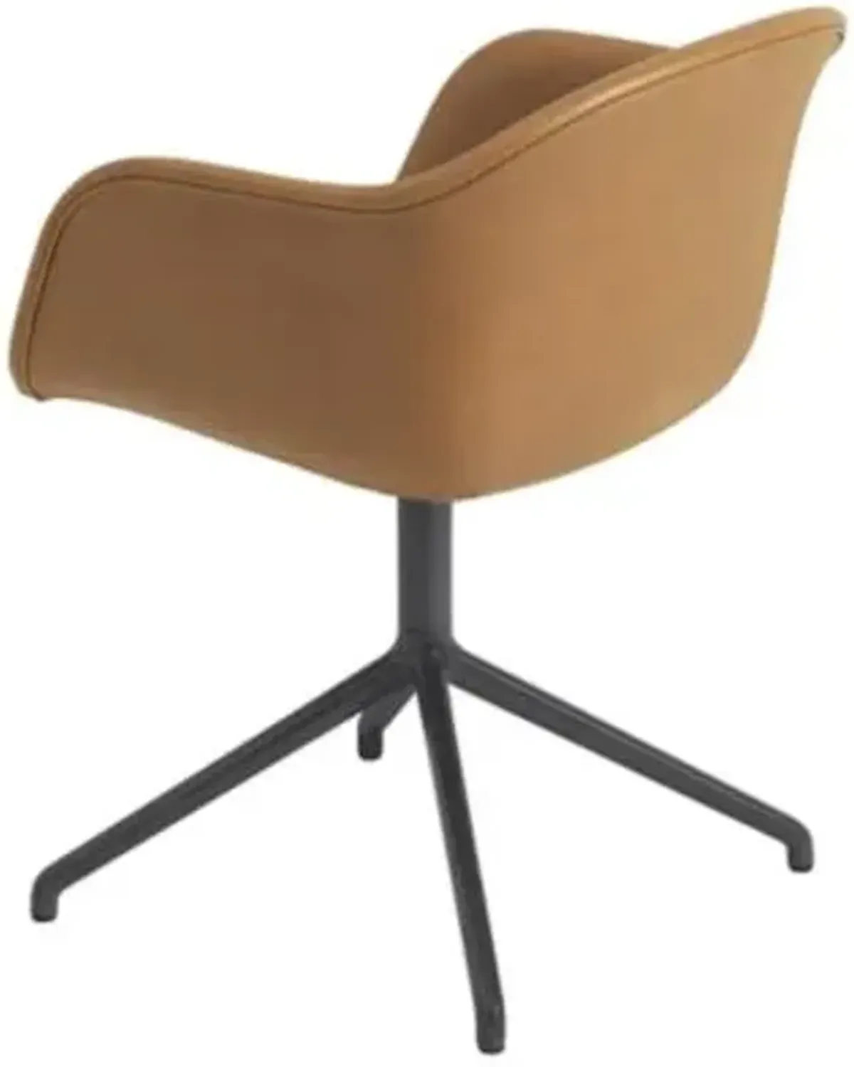 Fiber Armchair with Swivel Base