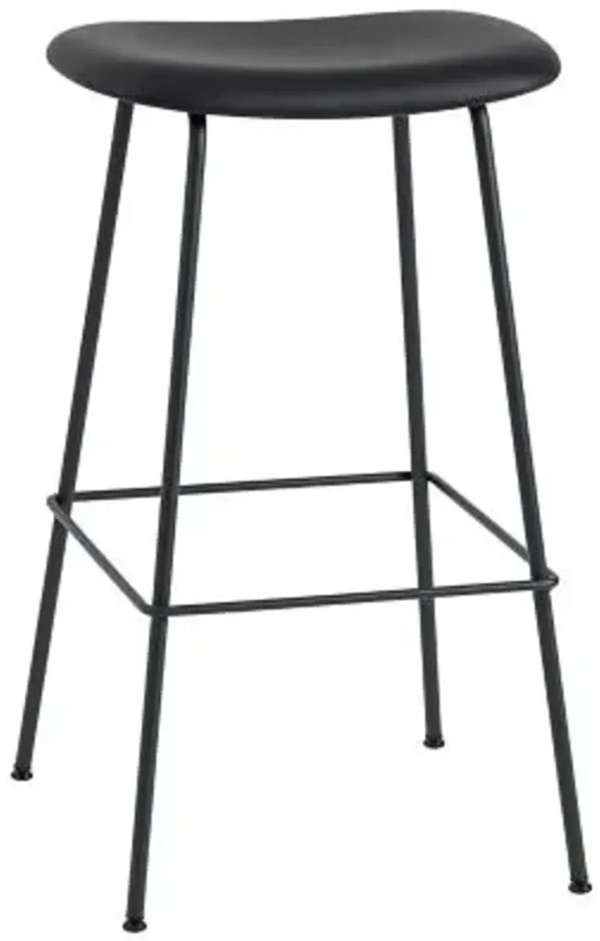 Fiber Stool with Tube Base