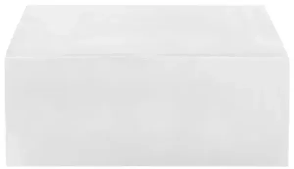 90210 Furniture Ricky Coffee Table Large In Ivory Concrete