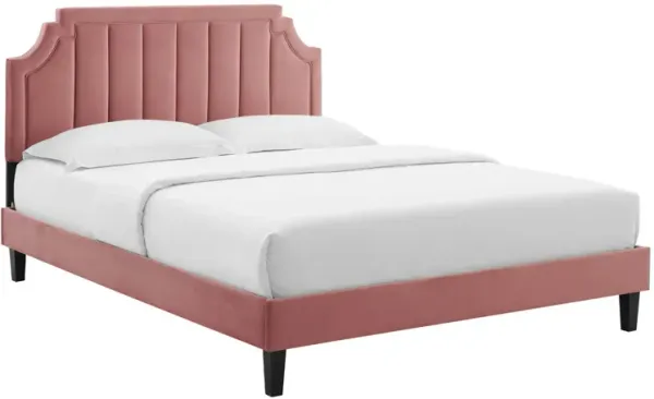 Modway - Sienna Performance Velvet King Platform Bed