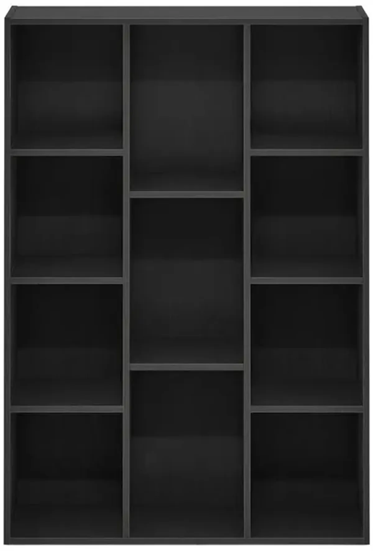 Furinno Luder 11-Cube Reversible Open Shelf Bookcase, Blackwood