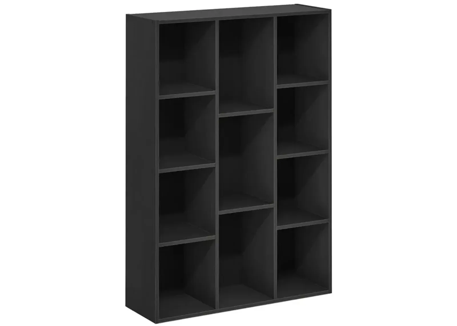 Furinno Luder 11-Cube Reversible Open Shelf Bookcase, Blackwood