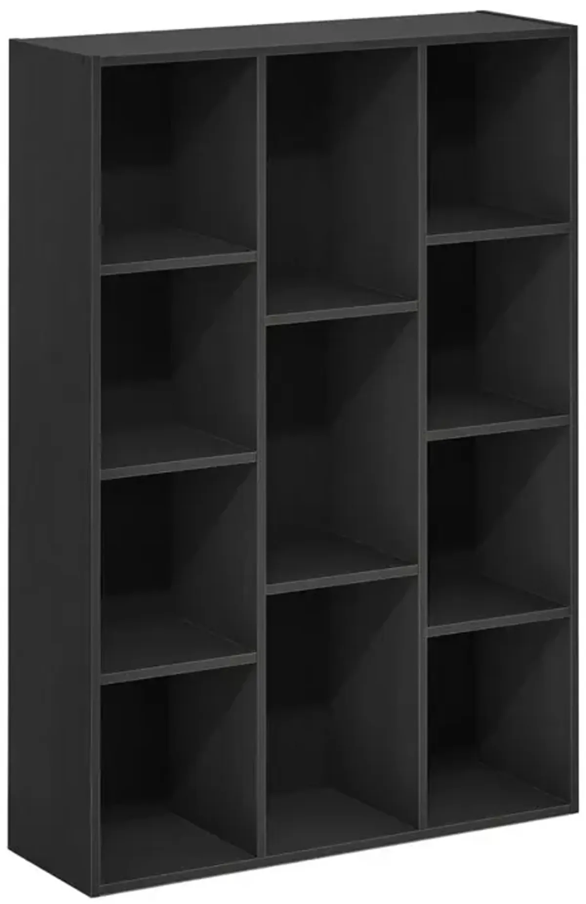 Furinno Luder 11-Cube Reversible Open Shelf Bookcase, Blackwood