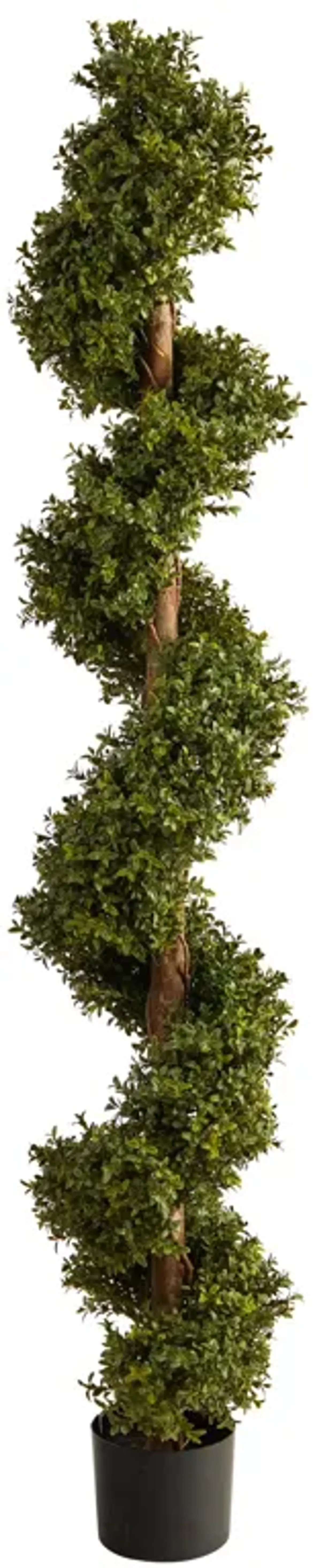 HomPlanti 6 Feet Boxwood Spiral Topiary Artificial Tree