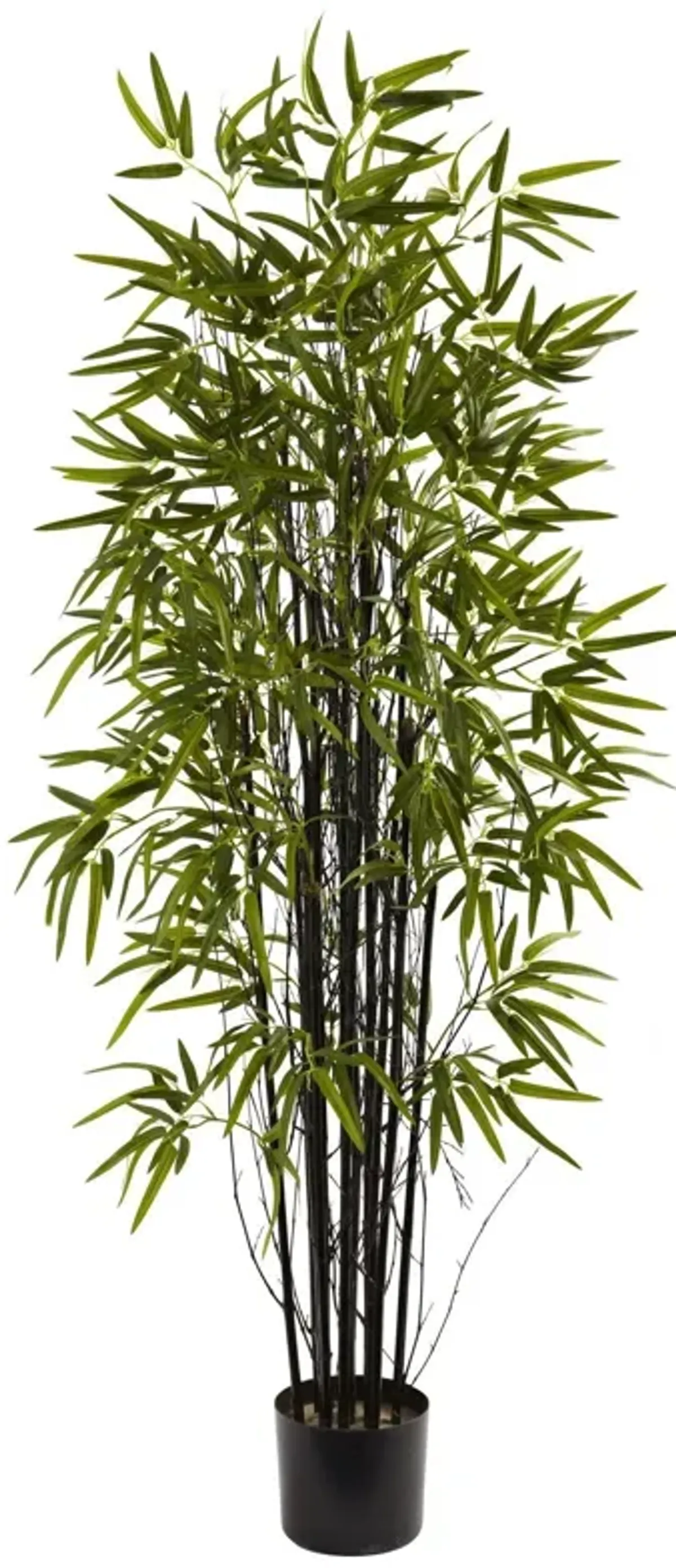 Nearly Natural 5-ft Black Bamboo Tree x 13 w/744 Lvs