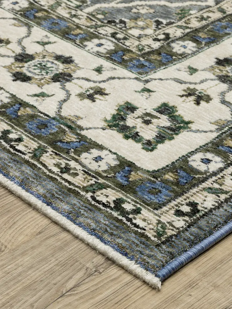 Hastings 7'10" x 10'10" Blue Rug