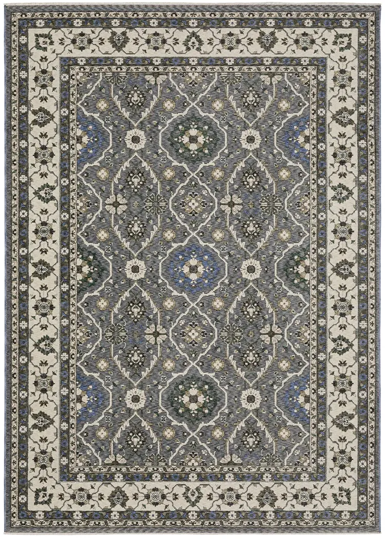 Hastings 7'10" x 10'10" Blue Rug