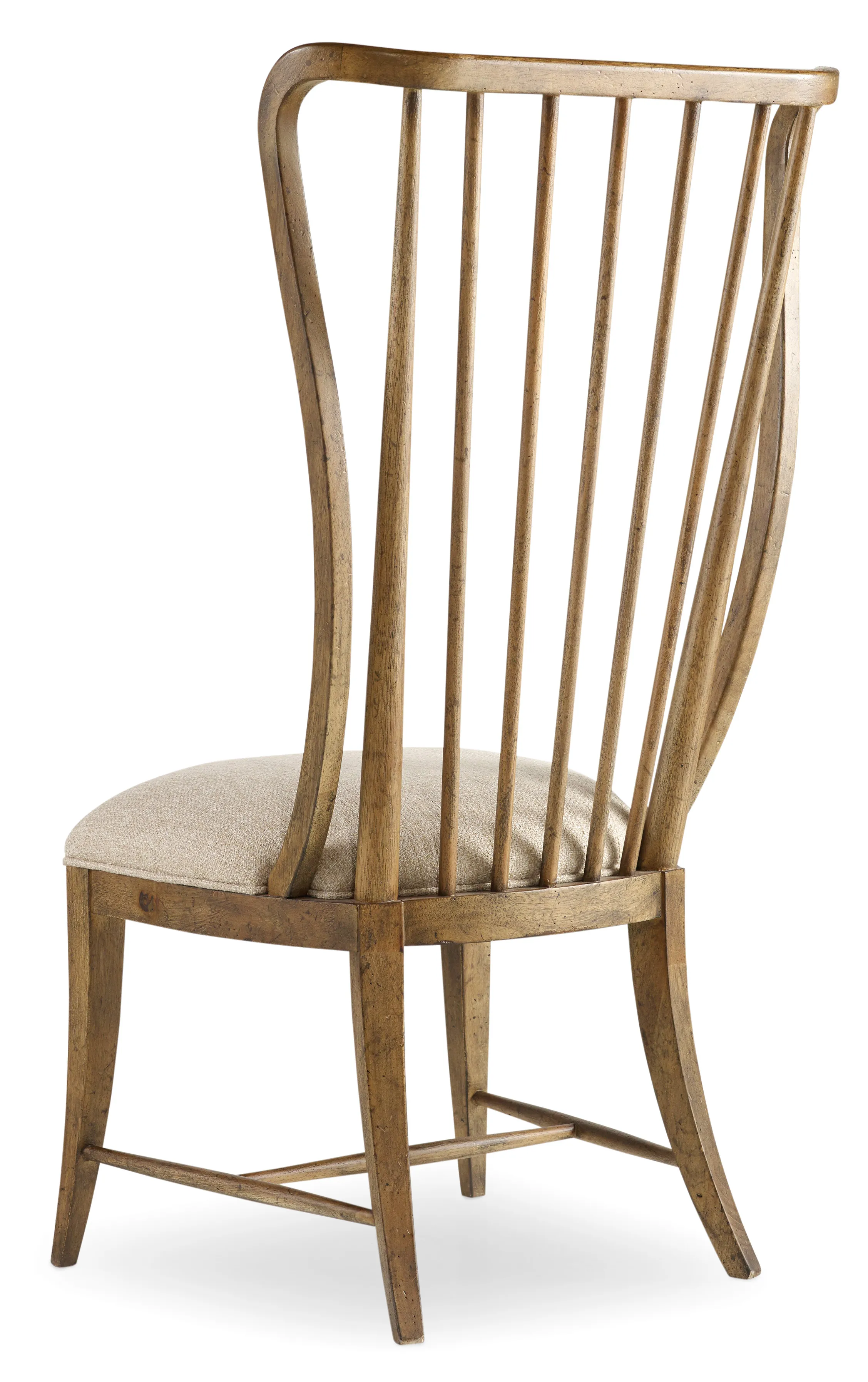 Sanctuary Tall Spindle Side Chair in Beige