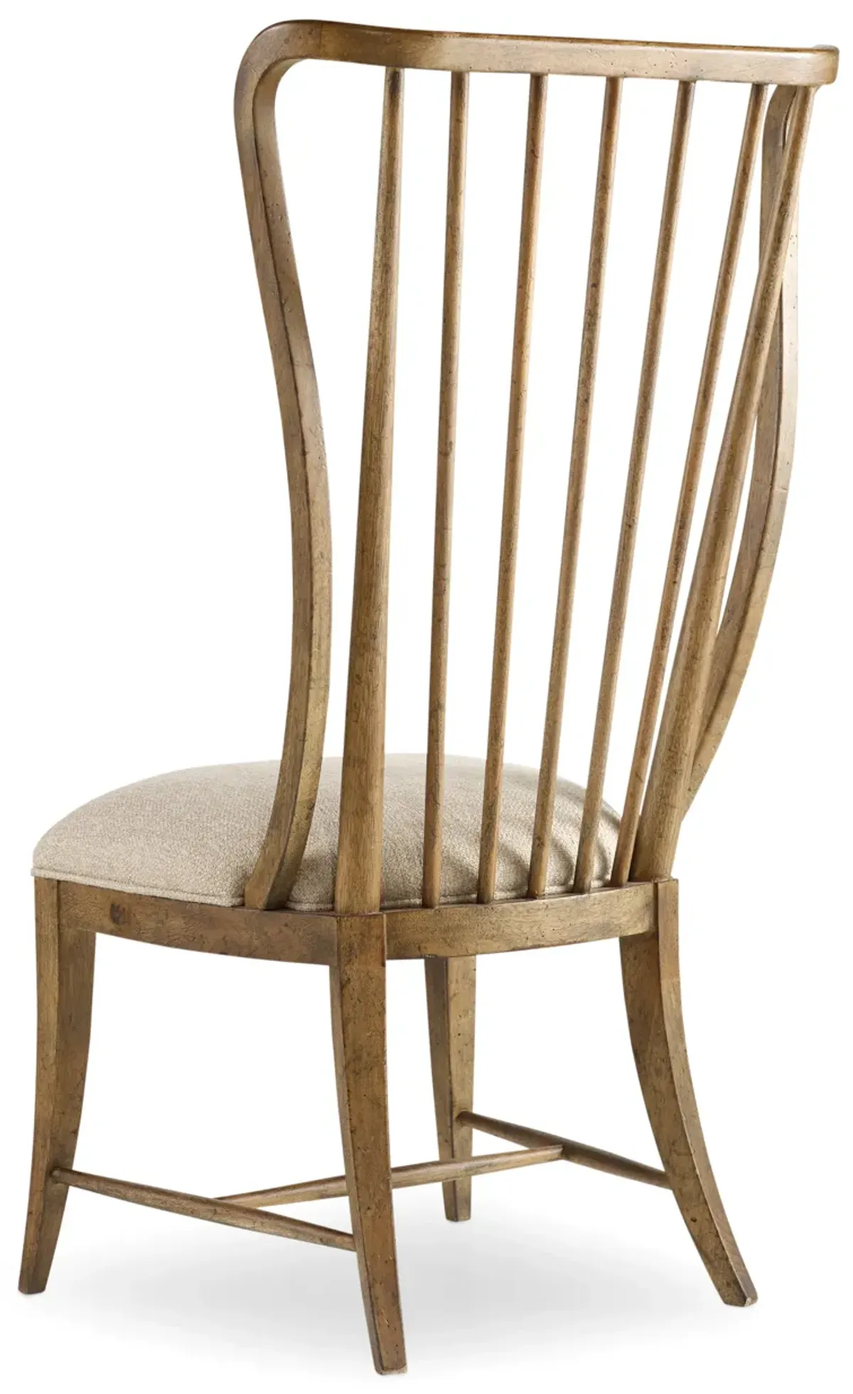 Sanctuary Tall Spindle Side Chair in Beige