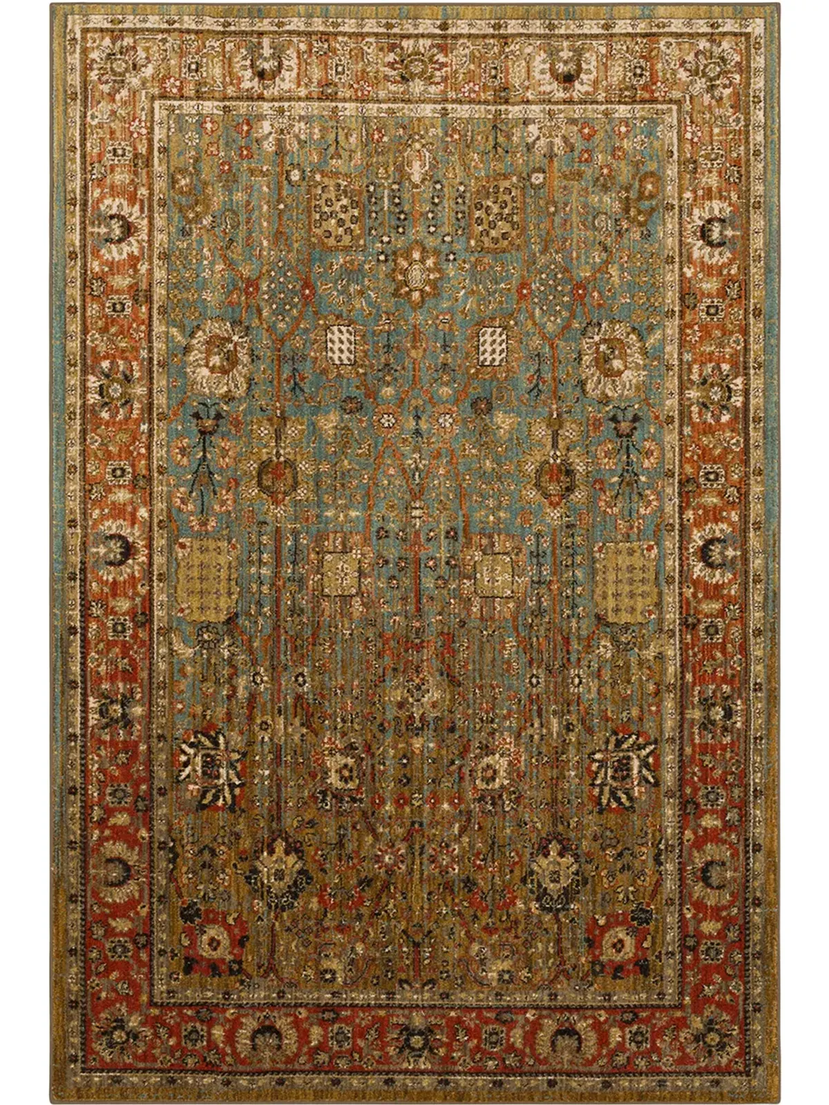 Spice Market Myanmar Aquamarine 12' X 15' Rug