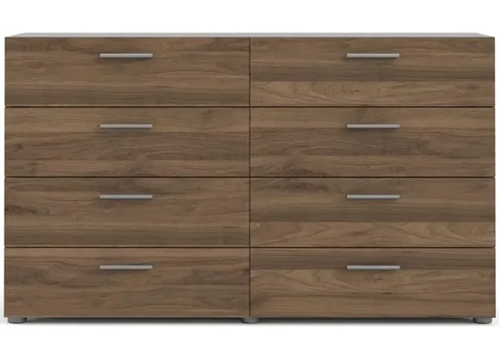 Tvilum Austin 8 Drawer Double Dresser, Walnut