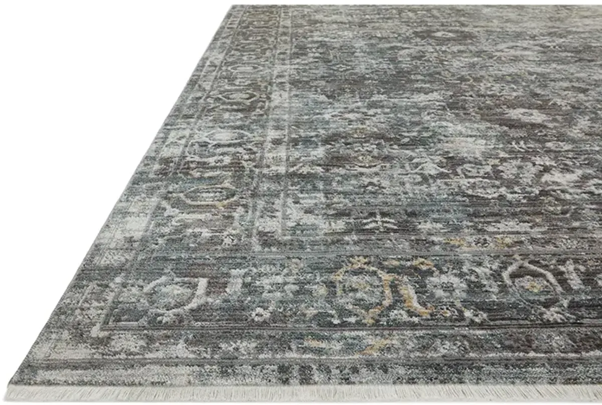 Bonney BNY05 Slate/Teal 7'10" x 10'2" Rug