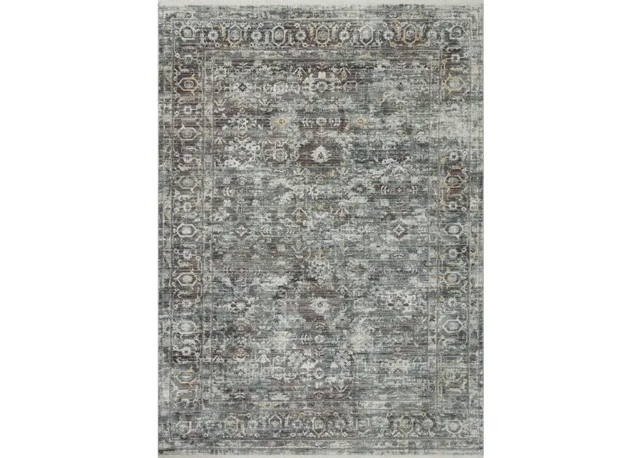 Bonney BNY05 Slate/Teal 7'10" x 10'2" Rug