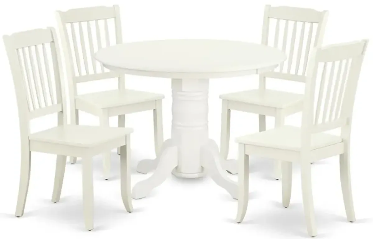 Dining Room Set Linen White