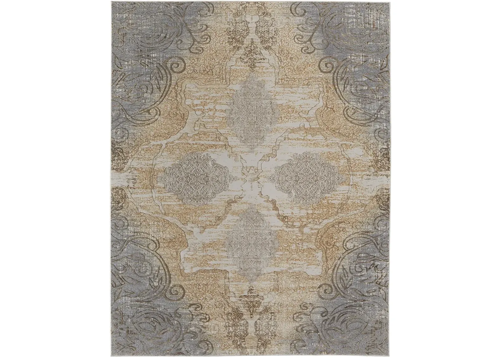 Celene 39L1F Silver/Tan/Gray 10' x 14' Rug