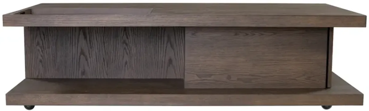 Athens Rectangular Coffee Table with Casters