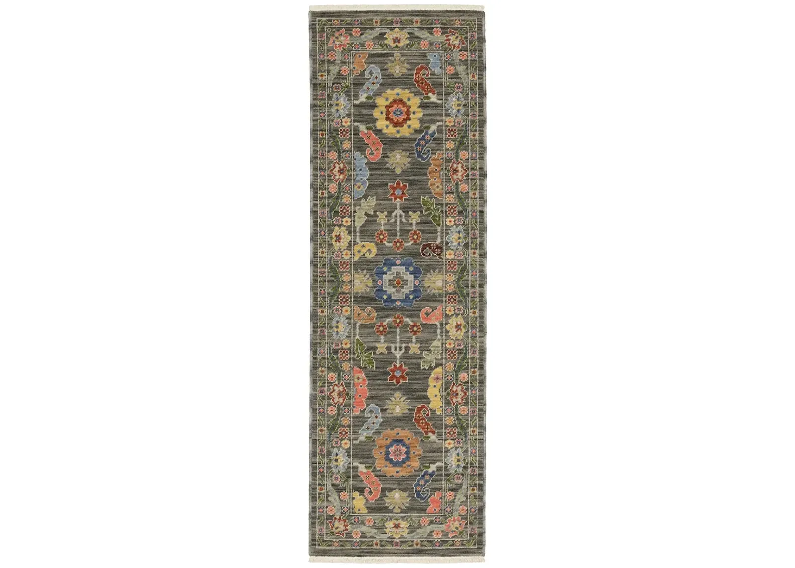 Lucca 2' x 6' Grey Rug