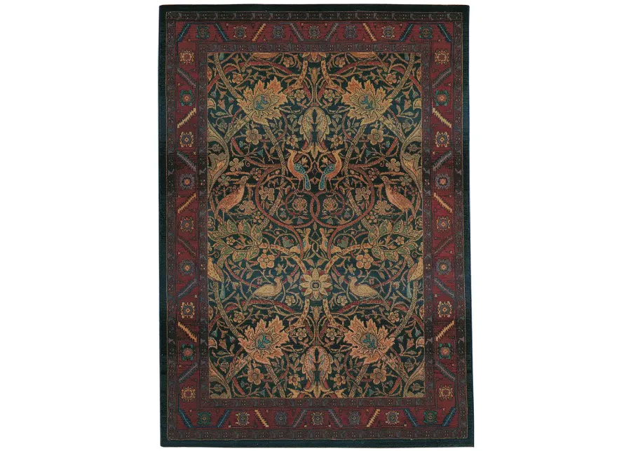 Kharma 4' x 5'9" Red Rug