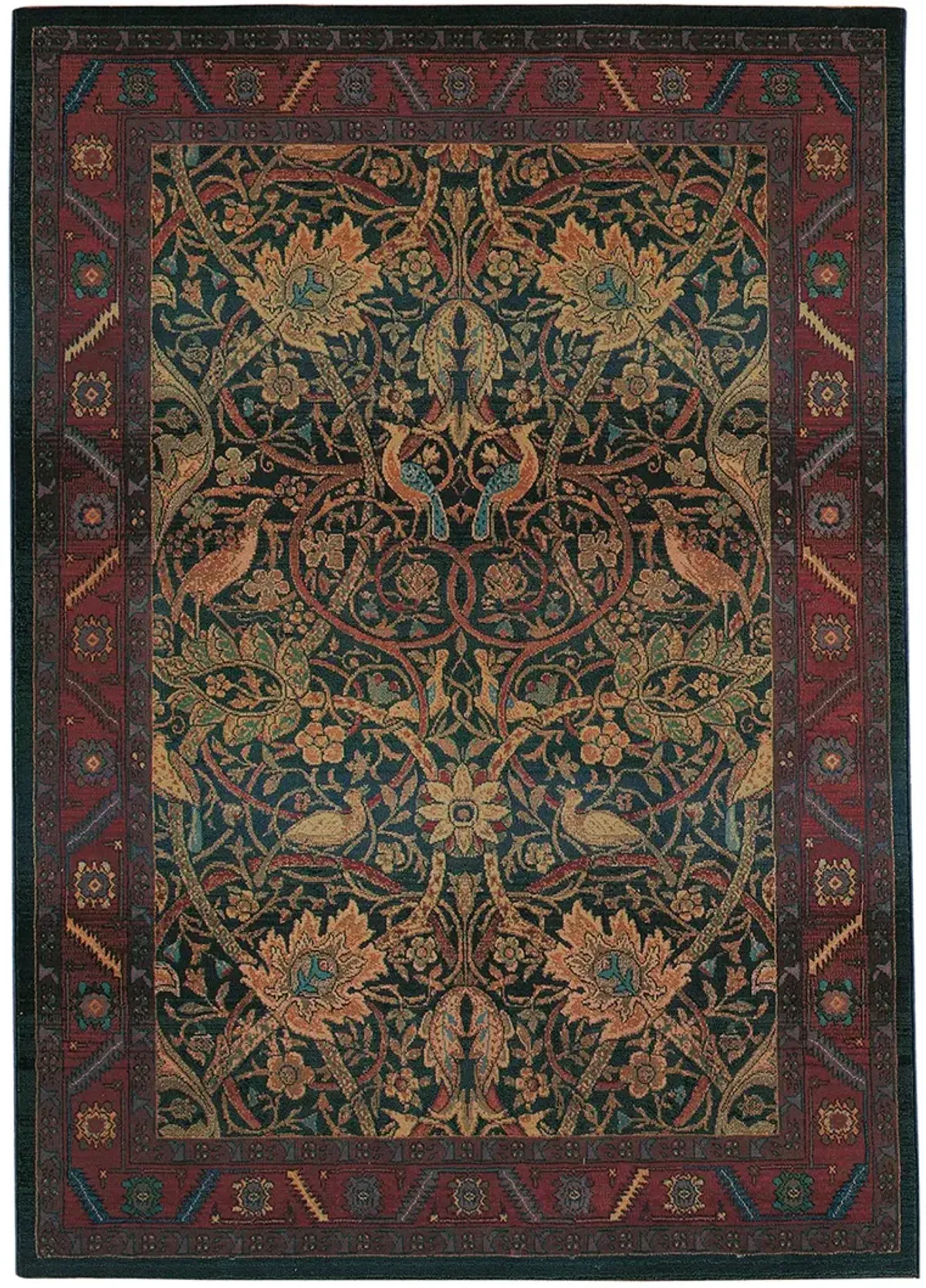 Kharma 4' x 5'9" Red Rug