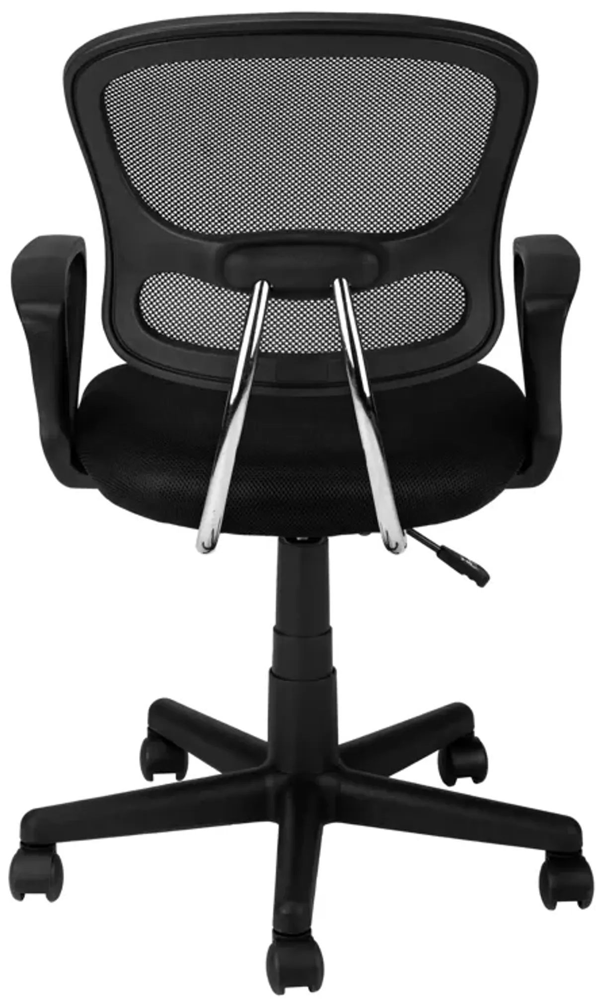 Monarch Specialties I 7260 Office Chair, Adjustable Height, Swivel, Ergonomic, Armrests, Computer Desk, Work, Juvenile, Metal, Mesh, Black, Contemporary, Modern