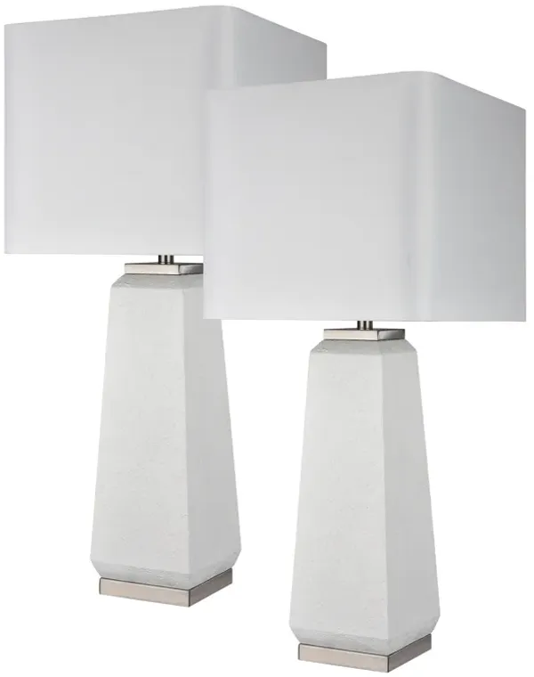 Luke 34.5'' High 1-Light Table Lamp Set