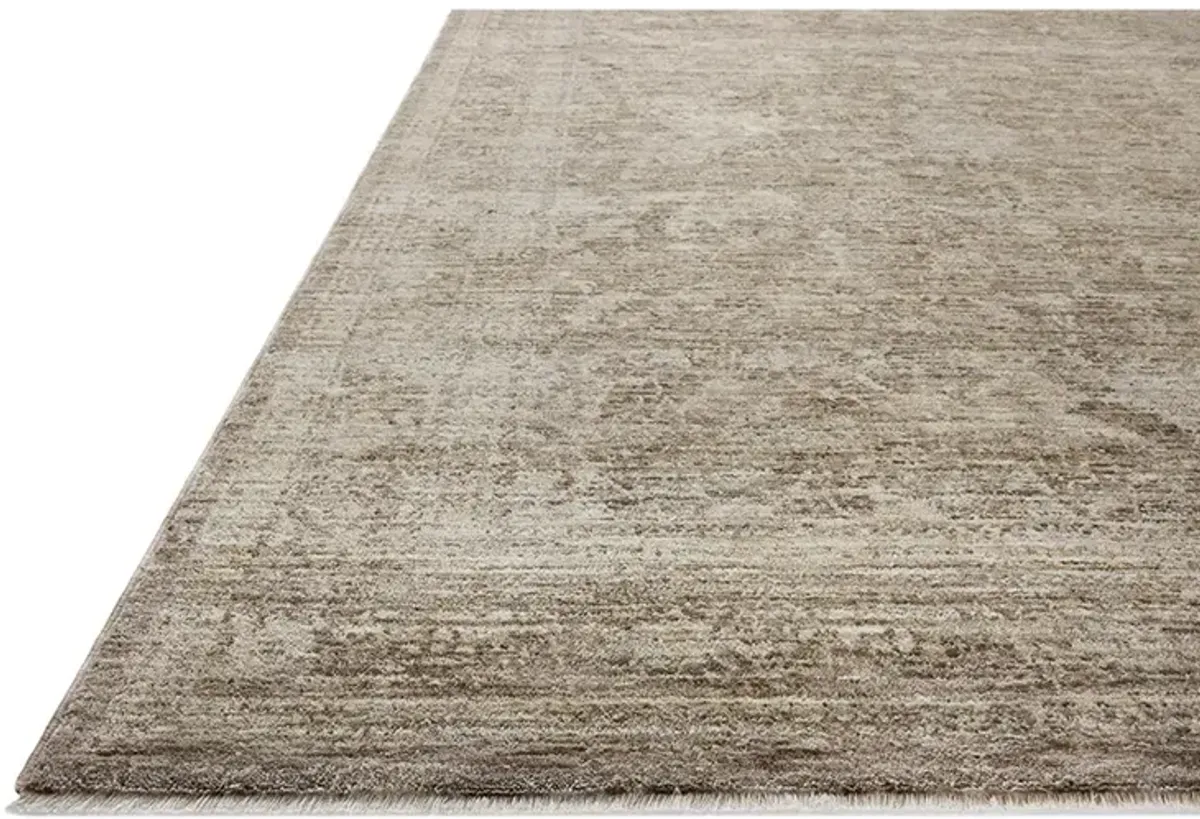 II Tabitha Taupe/Pebble 2'7" x 10'0" Runner Rug by Loloi II