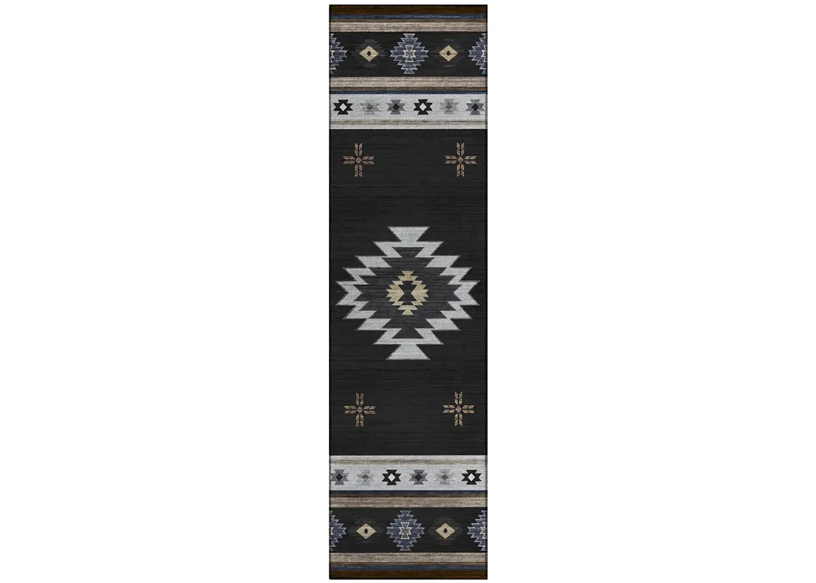 Phoenix PH4 Black 2'3" x 7'6" Rug