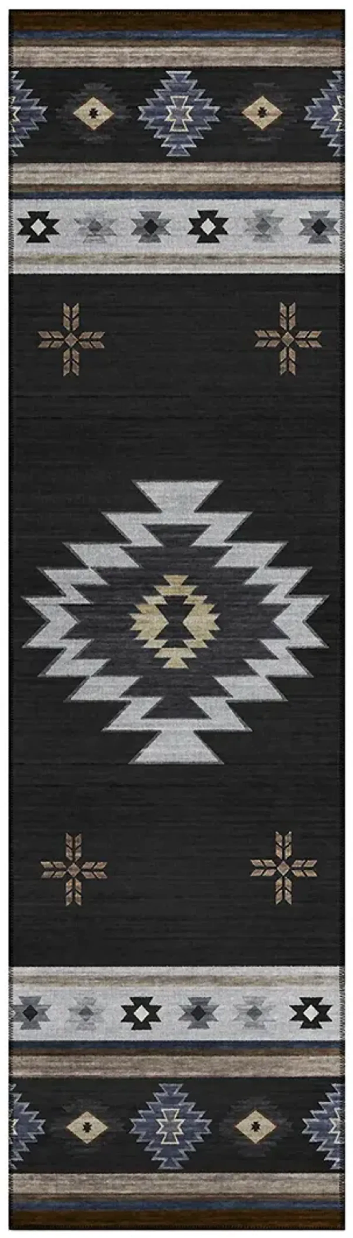 Phoenix PH4 Black 2'3" x 7'6" Rug