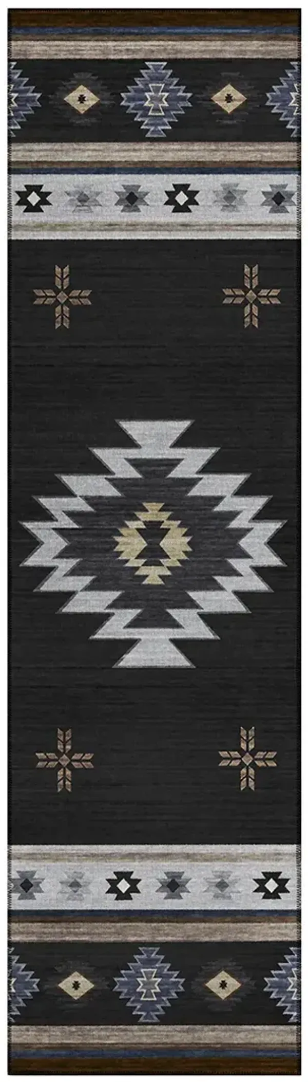 Phoenix PH4 Black 2'3" x 7'6" Rug
