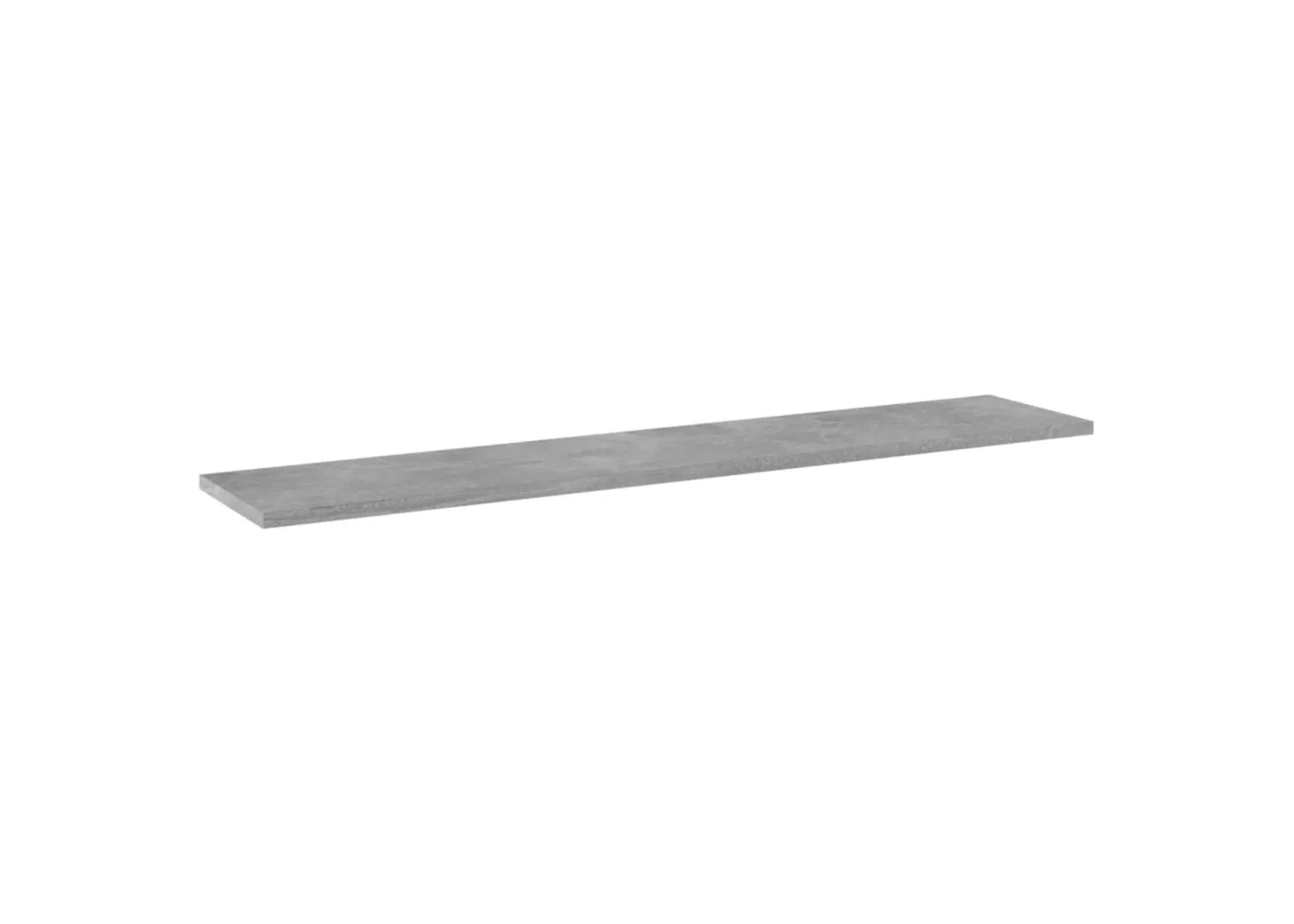 vidaXL Bookshelf Boards 4 pcs Concrete Gray 39.4"x7.9"x0.6" Chipboard