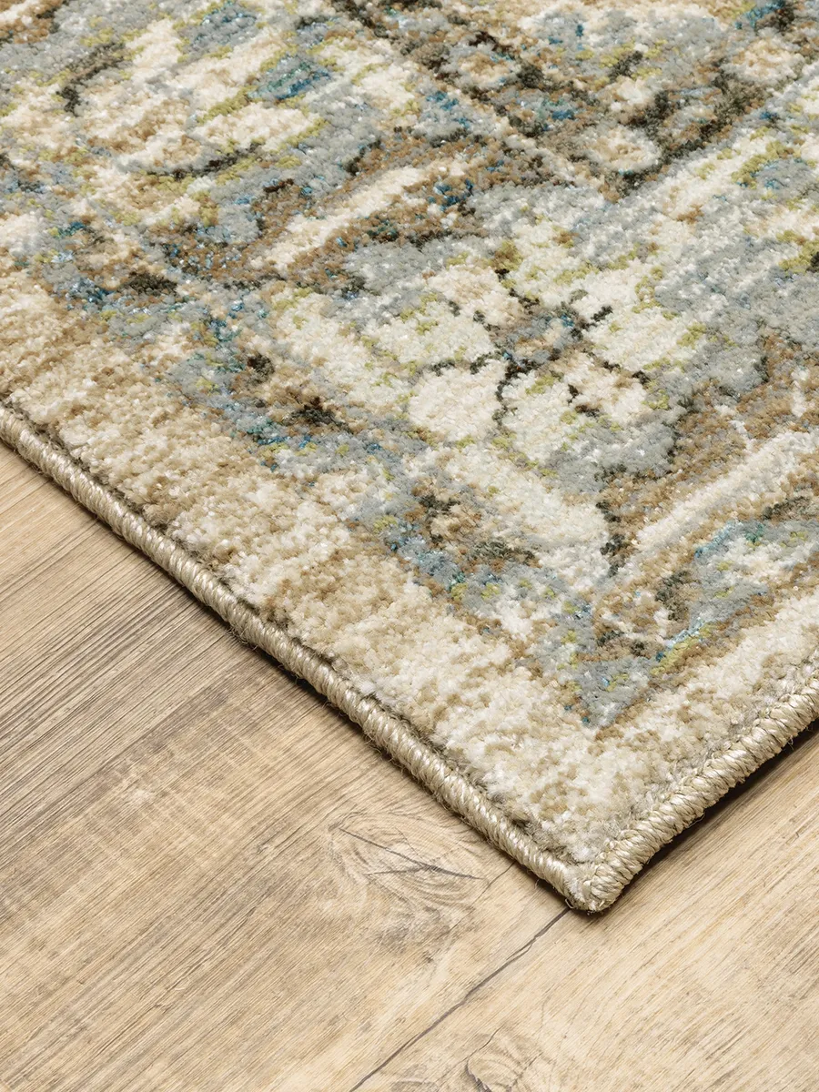 Andorra 2'6" x 12' Beige Rug