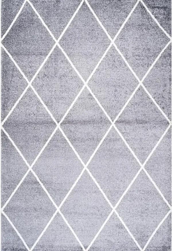 Cole Minimalist Diamond Trellis Area Rug