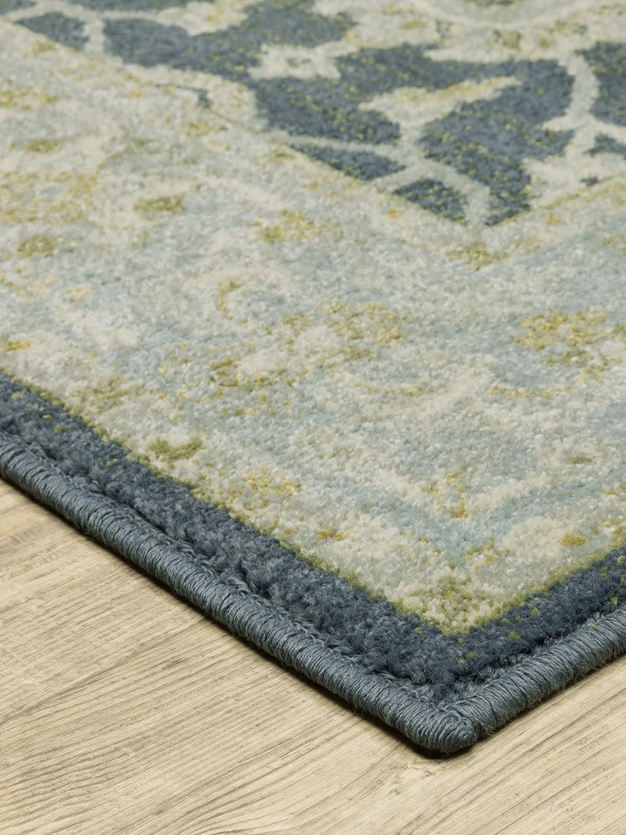 Branson 6'7" x 9'2" Blue Rug