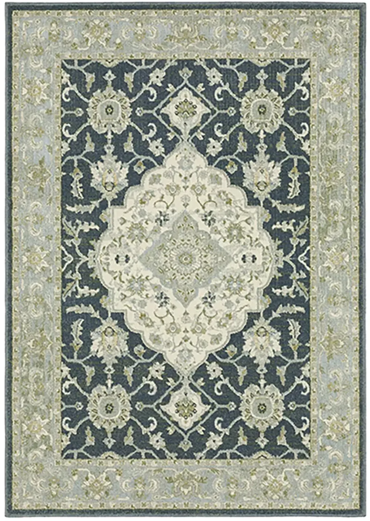 Branson 6'7" x 9'2" Blue Rug