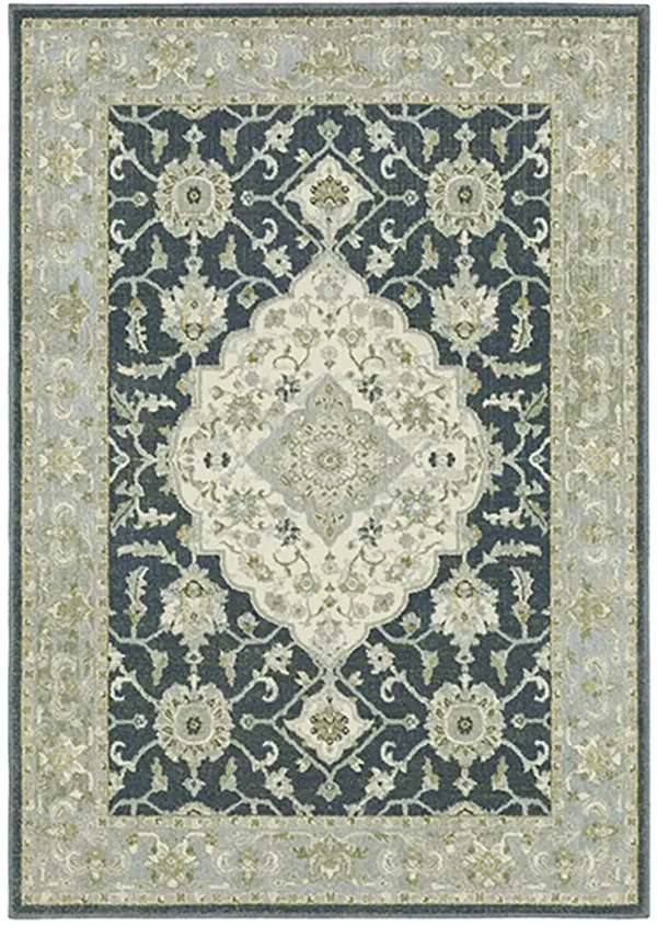 Branson 6'7" x 9'2" Blue Rug