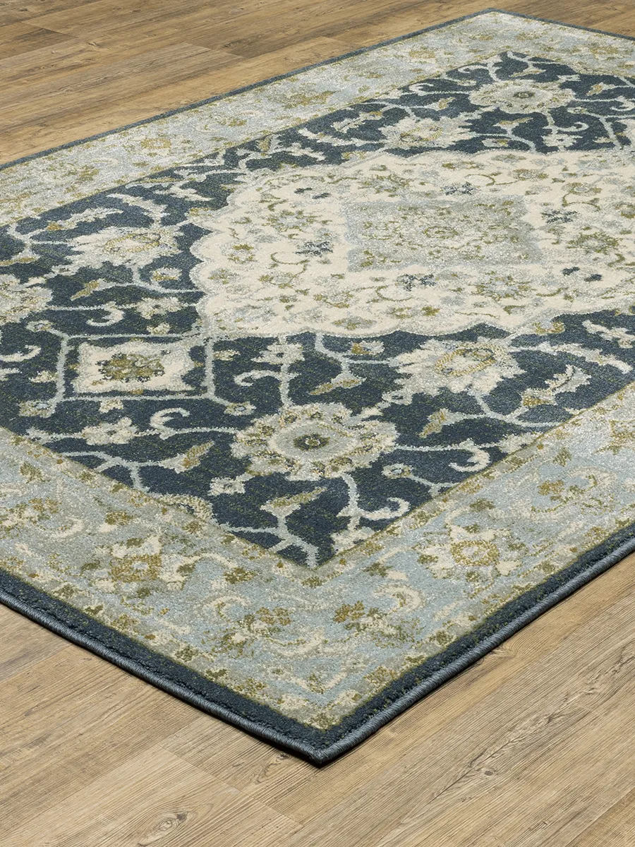 Branson 6'7" x 9'2" Blue Rug