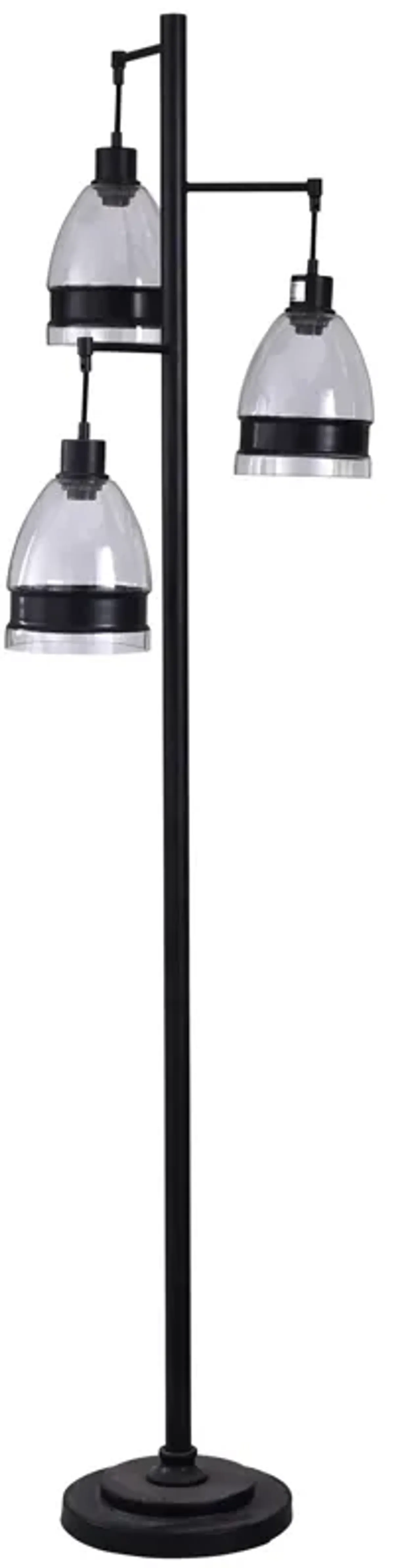 Painted Black Floor Lamp (Set of 2)