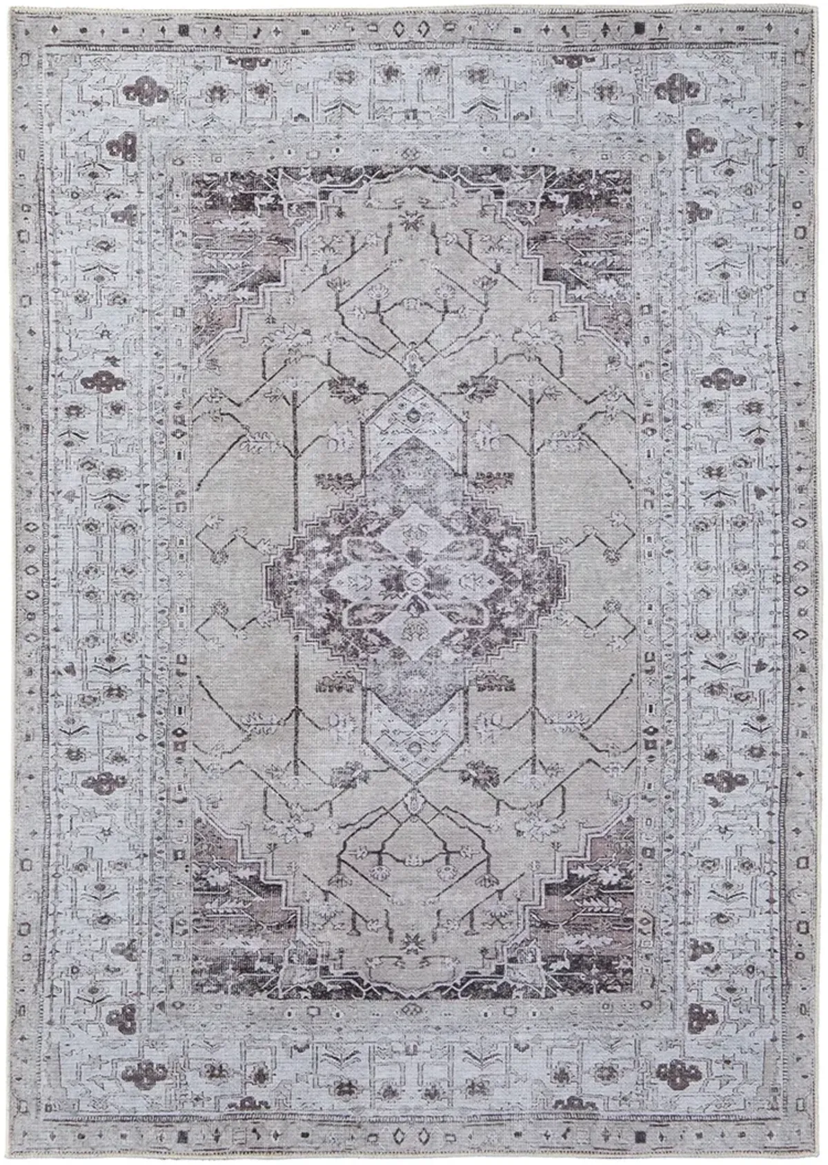 Percy 39PAF 7'10" x 9'10" Tan/Ivory/Gray Rug