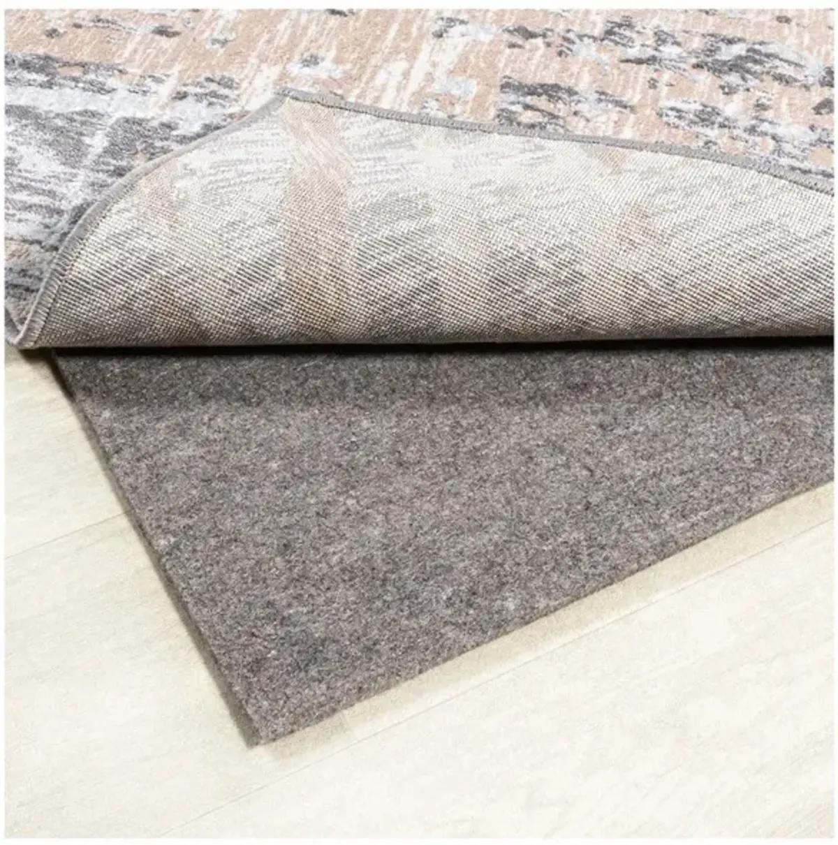 Comfort Plus Gray/Brown 2 ft. x 10 ft. Rug Pad