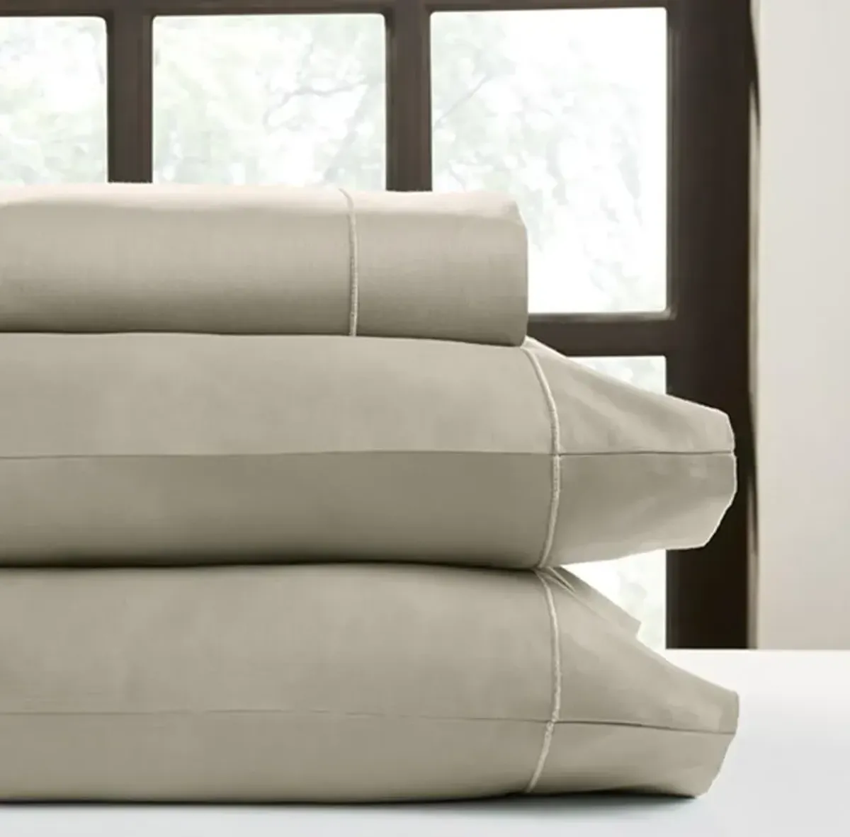 Perthshire Platinum Concepts 1000 Thread Count Solid Sateen Sheet - 4 Piece Set