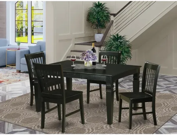 5 Pc Dining room set for 4-Kitchen Table and 4 Dining Chairs