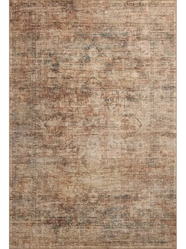 Anniston Clay/Charcoal 2'6"x12' Runner Rug