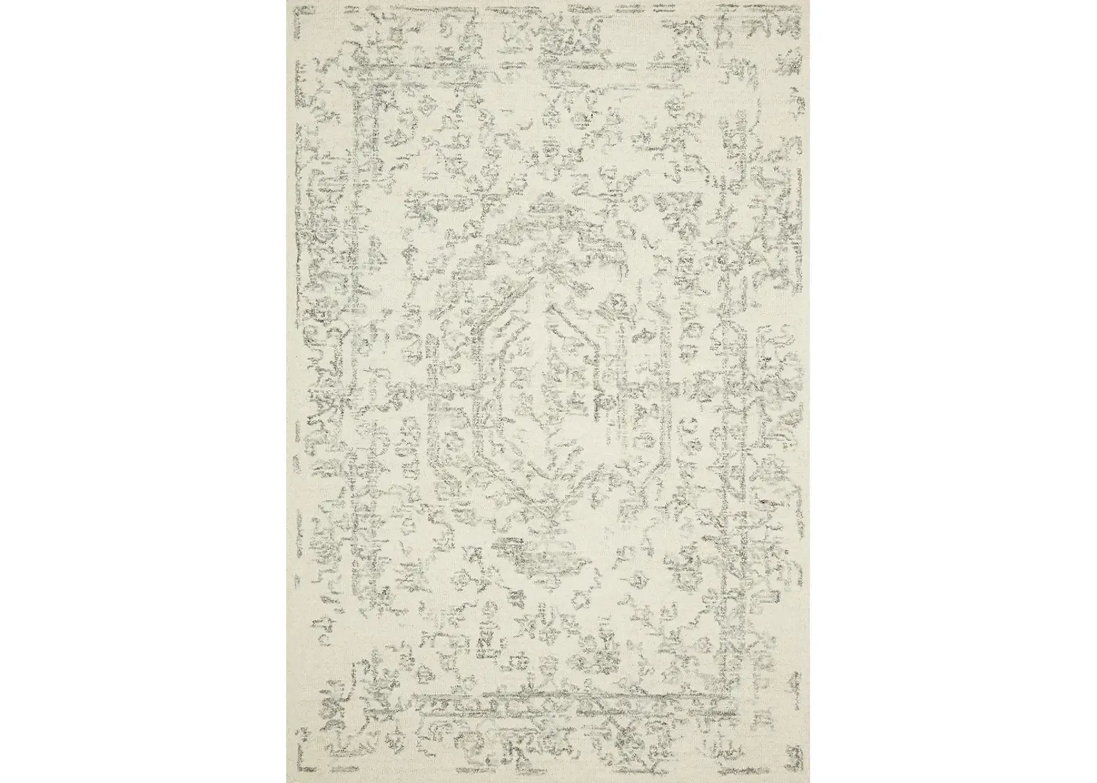 Annie White/Grey 9'3" x 13' Rug